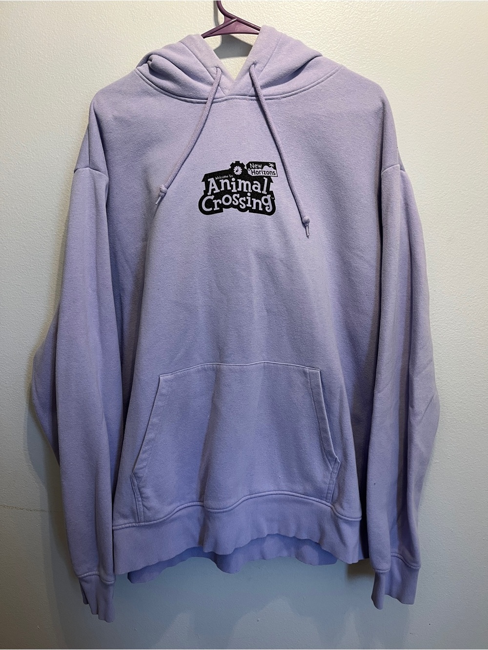 Animal Crossing New Horizons Lilac Hoodie Sweatshirt Pullover 2XL